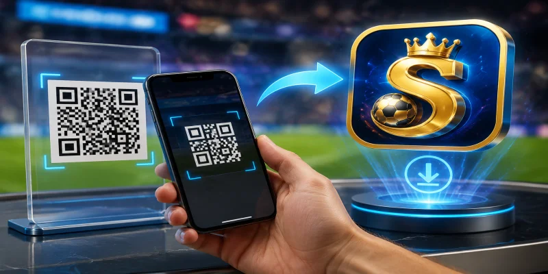 Các bước quét mã QR để cài đặt ứng dụng cá cược trực tuyến trên điện thoại