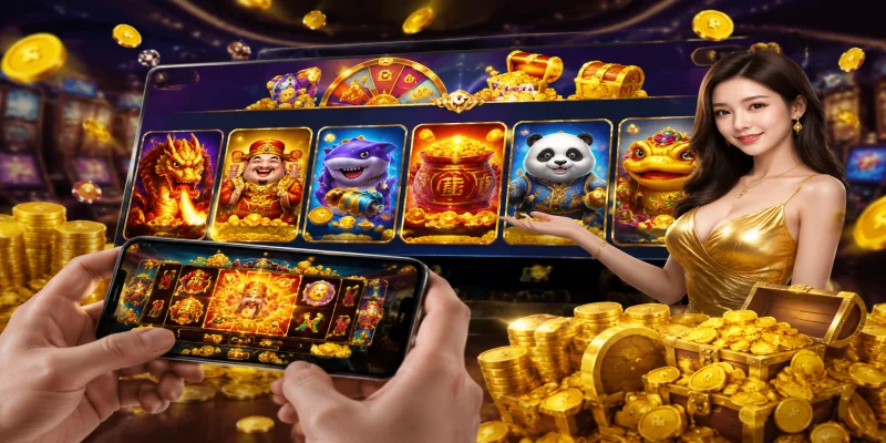 Giao diện sảnh cược nổ hũ S66 hiện đại với các tính năng hỗ trợ người chơi thiết lập giới hạn cược.