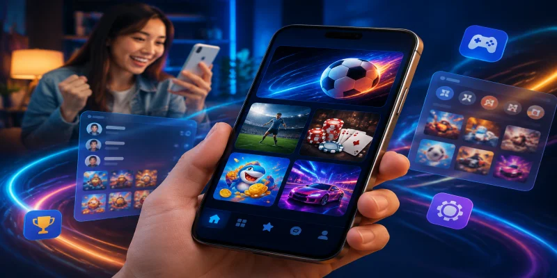 Giao diện tối ưu hóa trải nghiệm người dùng sau khi tải app S66 thành công